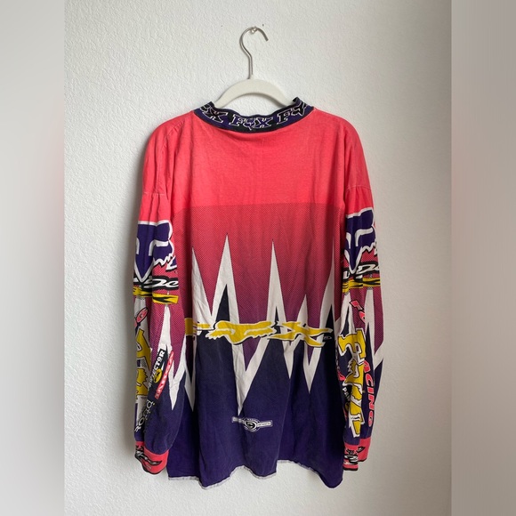 Vintage Team Fox Racing Motocross Jersey - Picture 2 of 6